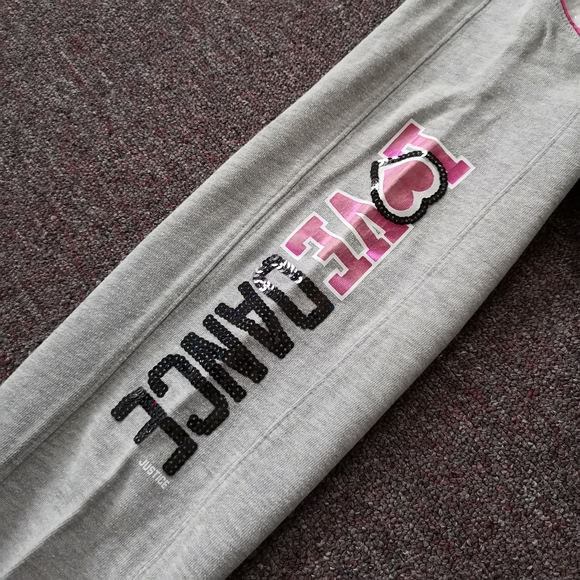 🌞3/$20   "I Love Dance" Girls Sweat Pants - Picture 5 of 16